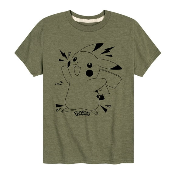 Pokémon - Pokedex Pikachu - Youth Short Sleeve Graphic T-Shirt