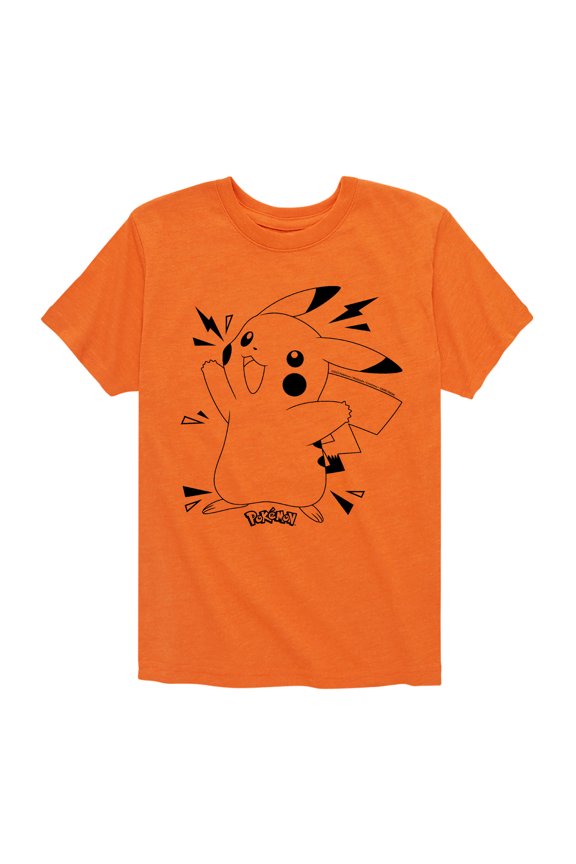 Pokémon - Pokedex Pikachu - Youth Short Sleeve Graphic T-Shirt