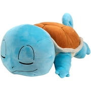 Pokemon 18-inch Plush Sleeping Squirtle - Cuddly Must Have Fans - Plush for Traveling, Car Rides, Nap Time, and Play Time