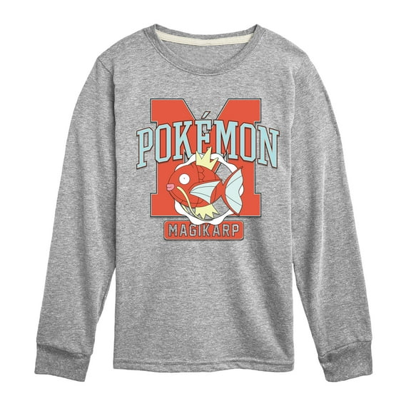 Pokémon - Pokemon Magikarp - Toddler And Youth Long Sleeve Graphic T-Shirt