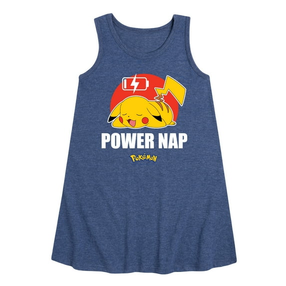 Pokémon - Power Nap - Youth Girls A-line Dress