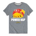 thumbnail image 1 of Pokémon - Power Nap - Youth Short Sleeve Graphic T-Shirt, 1 of 5
