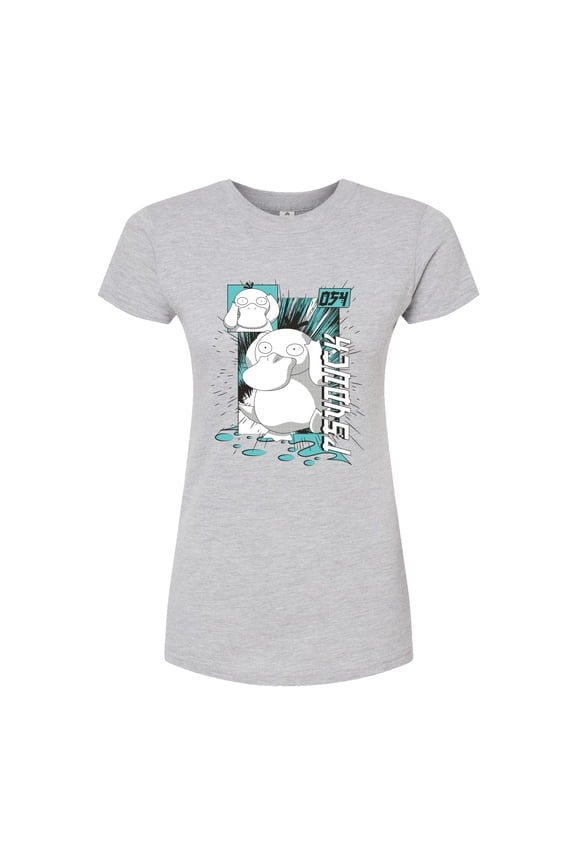 Pokémon - Psyduck Anime - Juniors Fitted Graphic T-Shirt