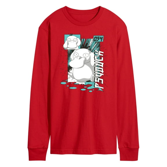 Pokémon - Psyduck Anime - Men's Long Sleeve T-Shirt