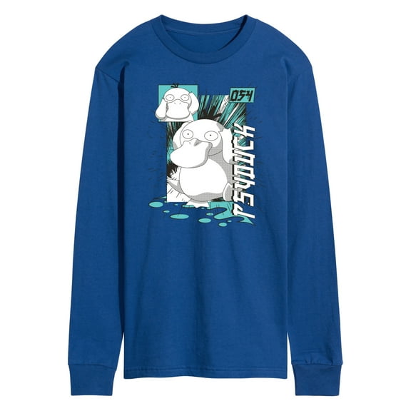 Pokémon - Psyduck Anime - Men's Long Sleeve T-Shirt