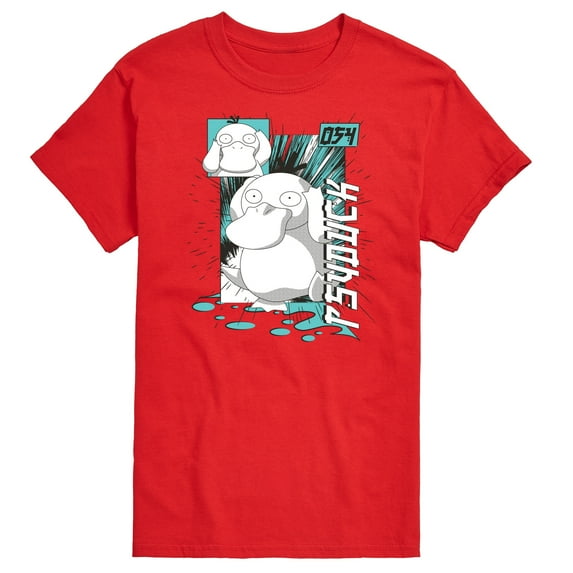 Pokémon - Psyduck Anime - Men's Short Sleeve Graphic T-Shirt