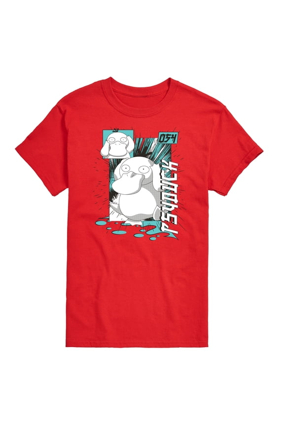 Pokémon - Psyduck Anime - Men's Short Sleeve Graphic T-Shirt