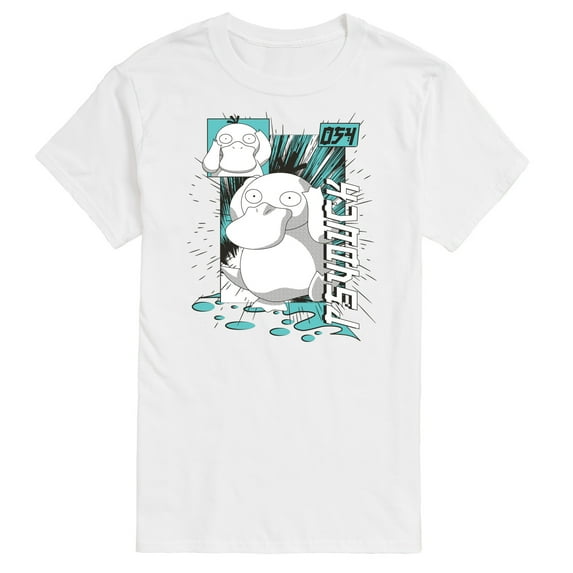 Pokémon - Psyduck Anime - Men's Short Sleeve Graphic T-Shirt