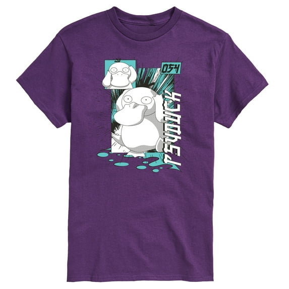 Pokémon - Psyduck Anime - Men's Short Sleeve Graphic T-Shirt