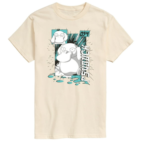 Pokémon - Psyduck Anime - Men's Short Sleeve Graphic T-Shirt