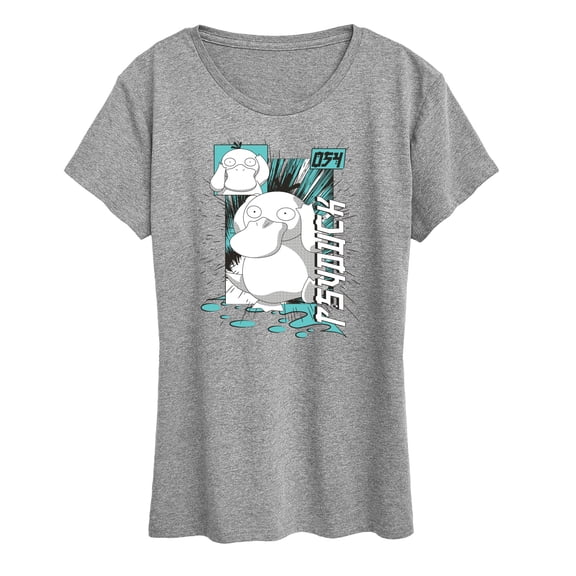 Pokémon - Psyduck Anime - Women's Short Sleeve Graphic T-Shirt