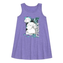 Pokémon - Psyduck Anime - Youth Girls A-line Dress