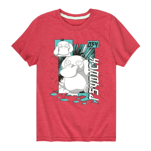 Pokémon - Psyduck Anime - Youth Short Sleeve Graphic T- Shirt
