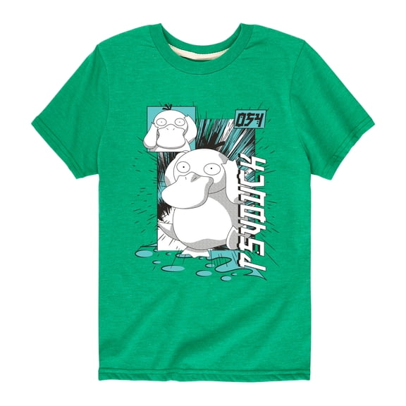 Pokémon - Psyduck Anime - Youth Short Sleeve Graphic T- Shirt