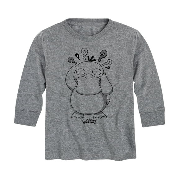 Pokémon - Psyduck Confusion - Youth Long Sleeve Graphic T- Shirt