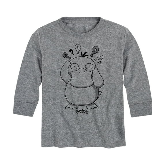 Pokémon - Psyduck Confusion - Youth Long Sleeve Graphic T- Shirt