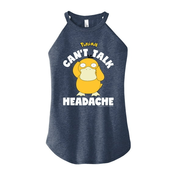 Pokémon - Psyduck Headache - Juniors High Neck Tank Top