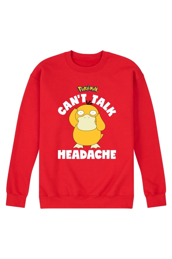 Pokémon - Psyduck Headache - Men's Crew Fleece Sweatshirt
