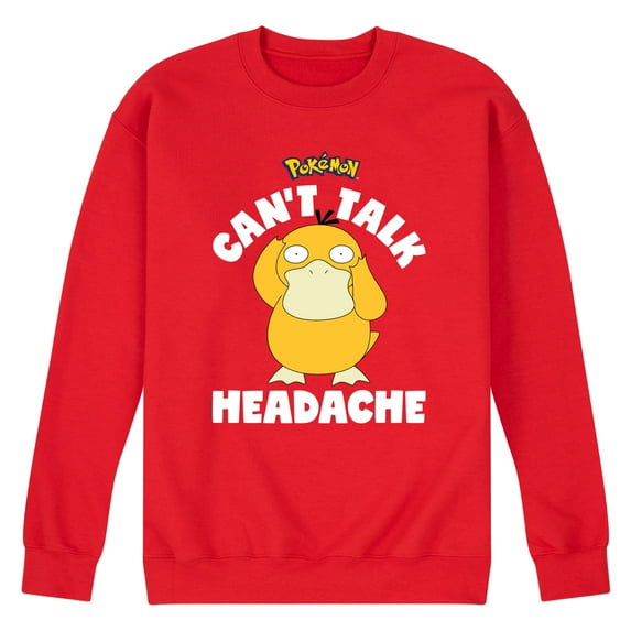 Pokémon - Psyduck Headache - Men's Crew Fleece Sweatshirt