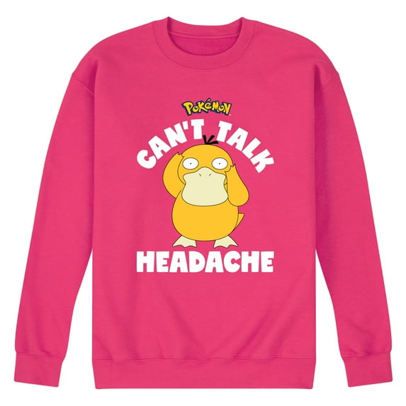 Pokémon - Psyduck Headache - Men's Crew Fleece Sweatshirt
