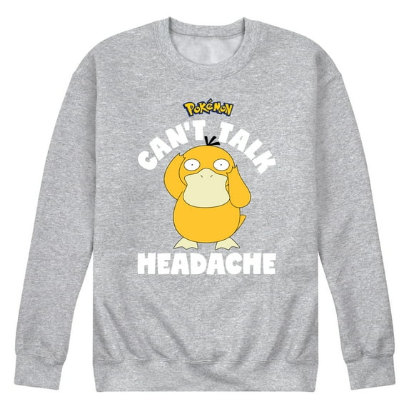 Pokémon - Psyduck Headache - Men's Crew Fleece Sweatshirt