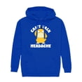 thumbnail image 1 of Pokémon - Psyduck Headache  - Men's Fleece Hoodie Sweatshirt, 1 of 3