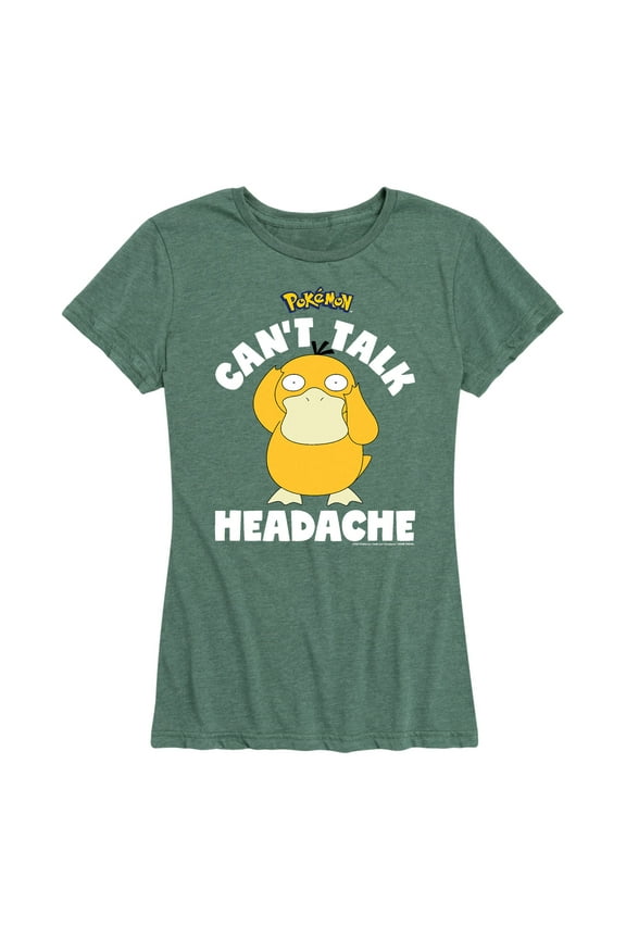 Pokémon - Psyduck Headache - Women's Short Sleeve Graphic T-Shirt