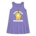 thumbnail image 1 of Pokémon - Psyduck Headache - Youth Girls A-line Dress, 1 of 4