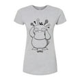 thumbnail image 1 of Pokémon - Psyduck Pattern - Juniors Fitted Graphic T-Shirt, 1 of 5