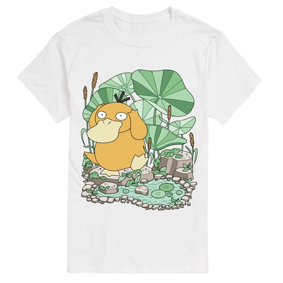 Pokémon - Psyduck Pond - Men's Short Sleeve Graphic T-Shirt