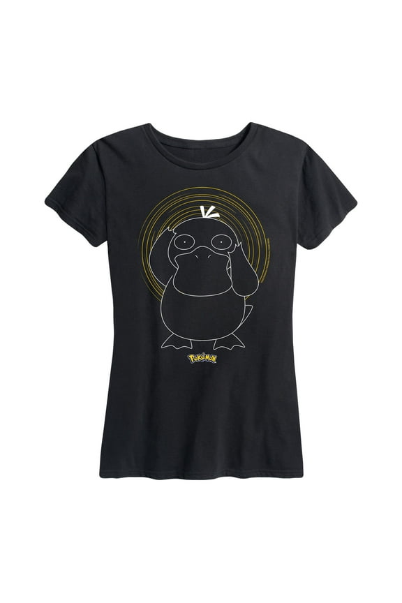 Pokémon - Psyduck Spiral - Women's Short Sleeve Graphic T-Shirt