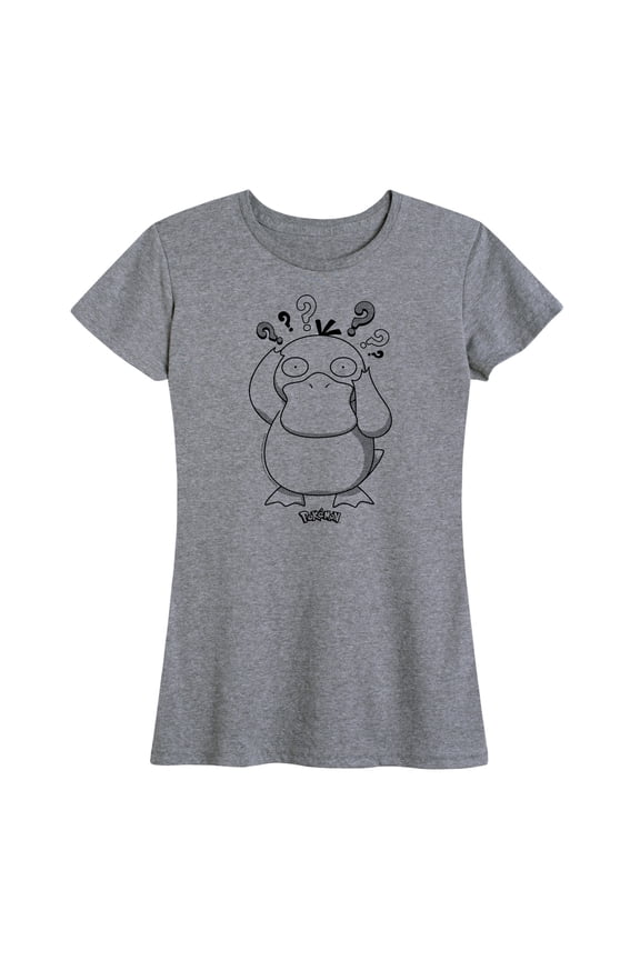 Pokémon - Psyduck - Women's Short Sleeve Graphic T-Shirt