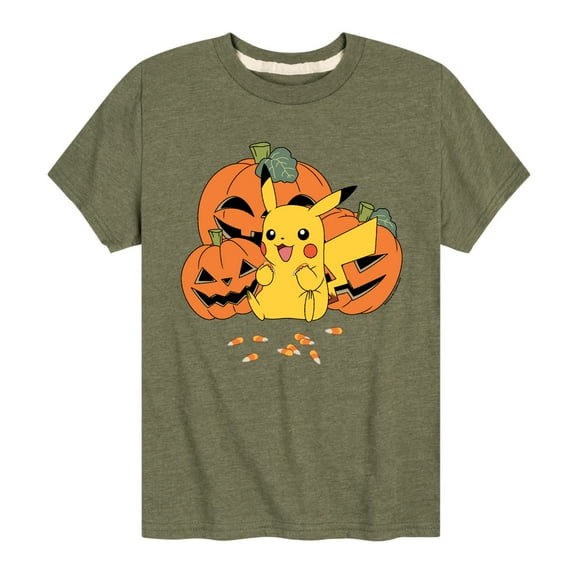 Pokémon - Pumkin Halloween - Youth Short Sleeve Graphic T-Shirt