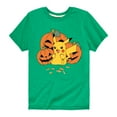 thumbnail image 1 of Pokémon - Pumkin Halloween - Youth Short Sleeve Graphic T-Shirt, 1 of 4