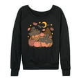 thumbnail image 1 of Pokémon - Pumpkaboo Pumpkin Patch - Women's French Terry Pullover Long Sleeve Shirt, 1 of 4