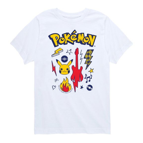 Pokémon - Punk Music - Youth Short Sleeve Graphic T-Shirt