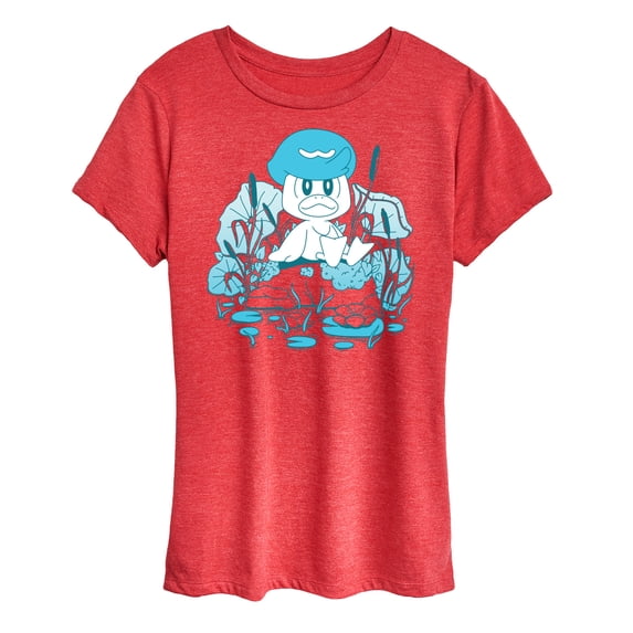 Pokémon - Quaxly Pond Scene - Women's Short Sleeve Graphic T-Shirt