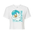 thumbnail image 1 of Pokémon - Quaxly Stats - Juniors Cropped Cotton Blend T-Shirt, 1 of 5