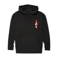 thumbnail image 1 of Pokémon - Red & Black Theme - Psyduck, Snorlax & Gengar - Men's Pullover Hooded Fleece Sweatshirt, 1 of 4