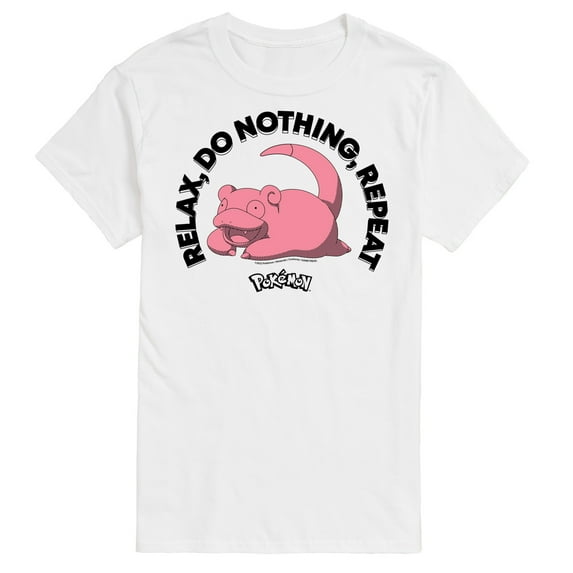 Pokémon - Relax, Do Nothing - Men's Short Sleeve Graphic T-Shirt