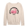 thumbnail image 1 of Pokémon - Relax, Do Nothing - Women's Lightweight French Terry Long Sleeve Shirt, 1 of 5
