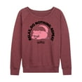 thumbnail image 1 of Pokémon - Relax, Do Nothing - Women's Lightweight French Terry Long Sleeve Shirt, 1 of 5
