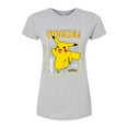 thumbnail image 1 of Pokémon - Retro Pikachu - Juniors Fitted Graphic T-Shirt, 1 of 5