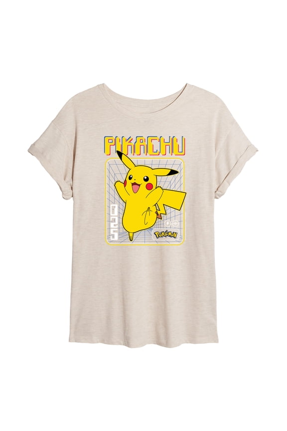 Pokémon - Retro Pikachu - Juniors Muscle T-Shirt