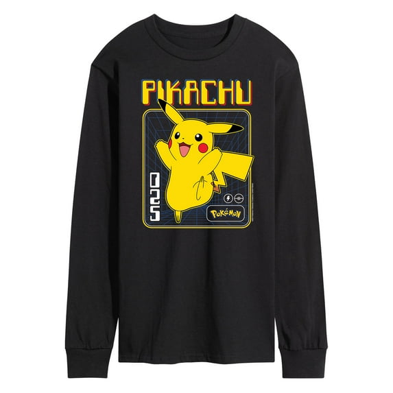 Pokémon - Retro Pikachu - Men's Long Sleeve T-Shirt