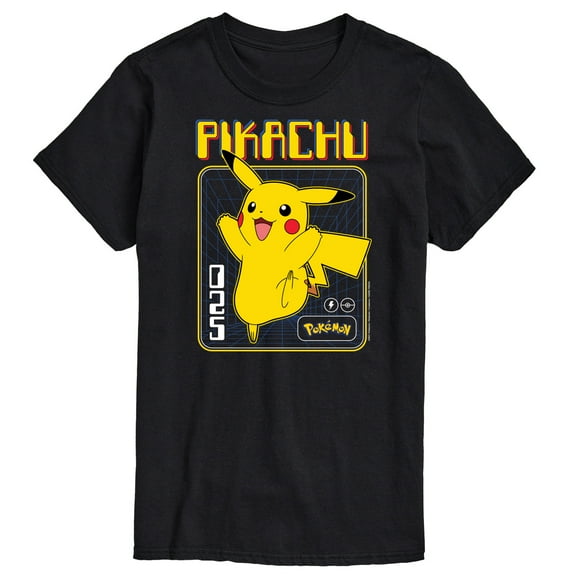 Pokémon - Retro Pikachu - Men's Short Sleeve Graphic T-Shirt