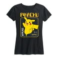 thumbnail image 1 of Pokémon - Retro Pikachu  - Women's Short Sleeve Graphic T-Shirt, 1 of 5