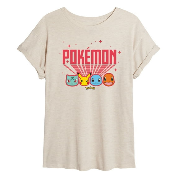 Pokémon - Retro Pokémon - Juniors Muscle T-Shirt