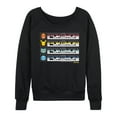 thumbnail image 1 of Pokémon - Retro Pokémon Logo - Women's Lightweight French Terry Long Sleeve Shirt, 1 of 5