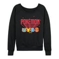 thumbnail image 1 of Pokémon - Retro Pokémon - Women's Lightweight French Terry Long Sleeve Shirt, 1 of 5